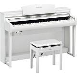 Картинка Цифровое пианино Yamaha CSP-275WH - лучшая цена, доставка по России