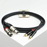 Картинка Компонентный кабель Shnoor RCA2XF-0,5m - лучшая цена, доставка по России