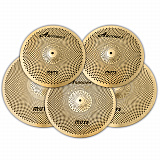 Картинка Комплект тарелок с уменьшенной громкостью звучания 14, 16, 18, 20" Arborea GD14161820SET Mute Gold - лучшая цена, доставка по России