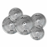 Картинка Комплект тарелок с уменьшенной громкостью звучания 14, 16, 18, 20"  Arborea SM14161820SET Mute Silver - лучшая цена, доставка по России
