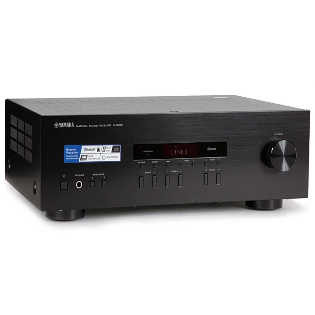 Картинка Hi-Fi ресивер Yamaha R-S202 Black - лучшая цена, доставка по России. Фото N6