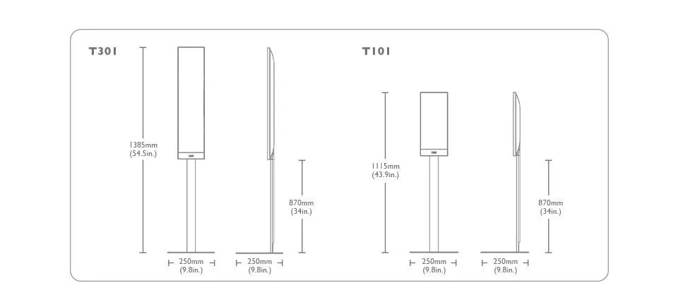 Картинка Напольная подставка Kef T SERIES FLOOR STAND SILVER (SP3748AA) (ПАРА) - лучшая цена, доставка по России. Фото N3