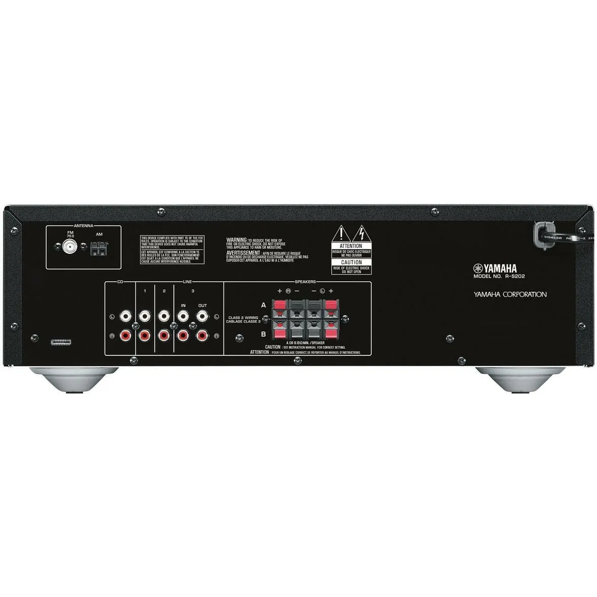 Картинка Hi-Fi ресивер Yamaha R-S202 Black - лучшая цена, доставка по России. Фото N3