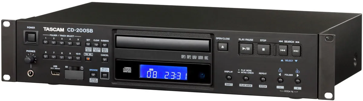 Картинка CD-проигрыватель Tascam CD-200SB - лучшая цена, доставка по России. Фото N3