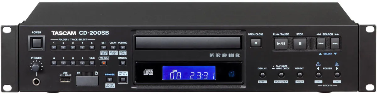 Картинка CD-проигрыватель Tascam CD-200SB - лучшая цена, доставка по России