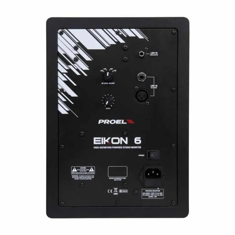 Картинка Студийный монитор Proel EIKON6 - лучшая цена, доставка по России. Фото N2