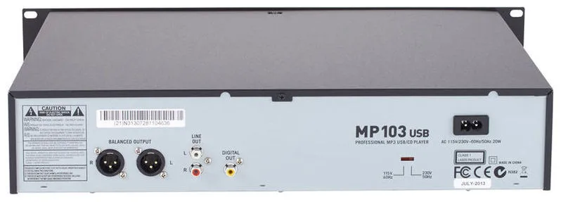 Картинка CD проигрыватель Numark MP103USB - лучшая цена, доставка по России. Фото N4