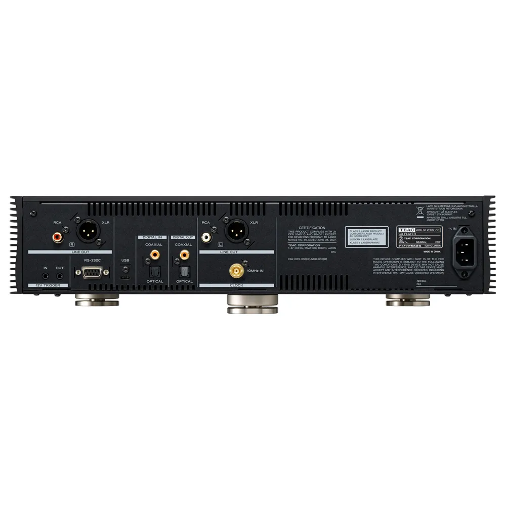 Картинка CD-проигрыватель Teac VRDS-701 Black - лучшая цена, доставка по России. Фото N2