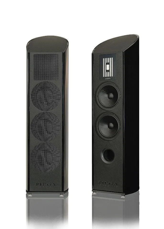 Картинка АС напольная Piega Classic 80.2 Piano Black-Napalette Black пар - лучшая цена, доставка по России