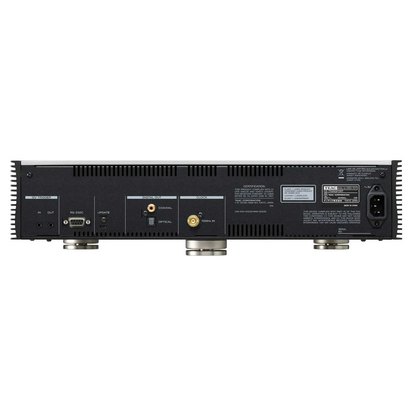 Картинка CD-транспорт Teac VRDS-701T Silver - лучшая цена, доставка по России. Фото N2