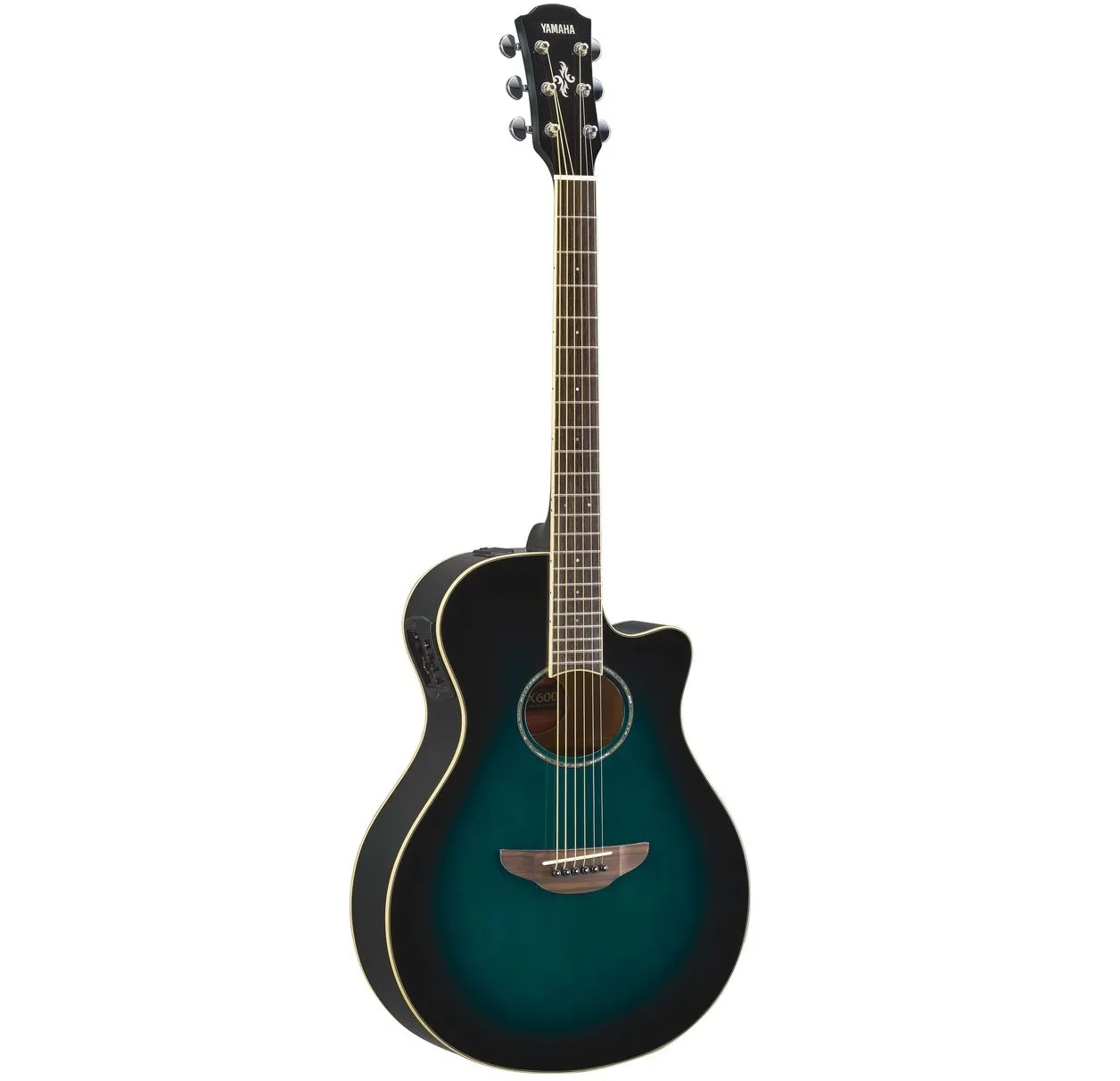 Картинка Гитара Yamaha APX600 Oriental Blue Burst - лучшая цена, доставка по России