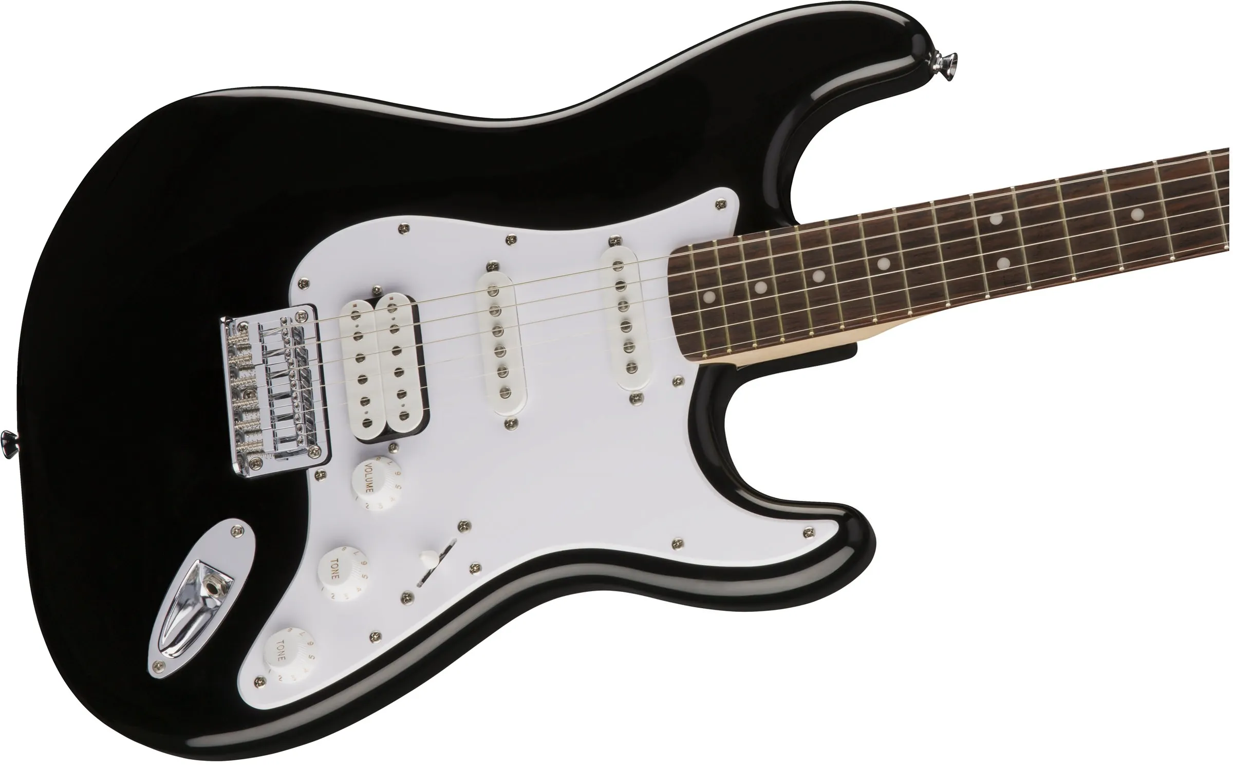 Картинка Электрогитара Fender Squier Bullet Strat HT HSS BLK - лучшая цена, доставка по России. Фото N3