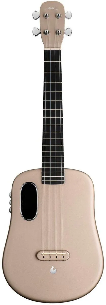 Картинка Трансакустическая укулеле Lava ME U 23" FREEBOOST SPARKLE GOLD - лучшая цена, доставка по России