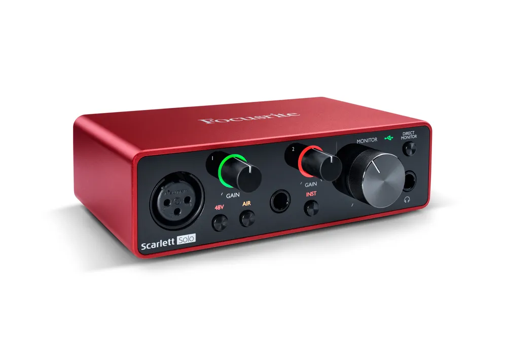 Картинка Аудио интерфейс Focusrite Scarlett Solo 3rd Gen - лучшая цена, доставка по России. Фото N5