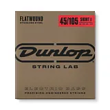 Картинка Струны для бас-гитары Dunlop DBFS45105S Flatwound Short Scale - лучшая цена, доставка по России