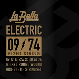 Картинка Струны для 8-струнной электрогитары La Bella HRS-81 HRS Crazy Eights - лучшая цена, доставка по России