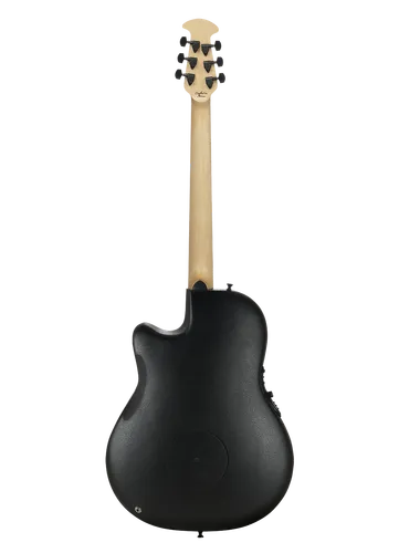 Картинка Электроакустическая гитара Ovation DS778TX-5 Elite T Mid Cutaway D-Scale Black Textured - лучшая цена, доставка по России. Фото N2