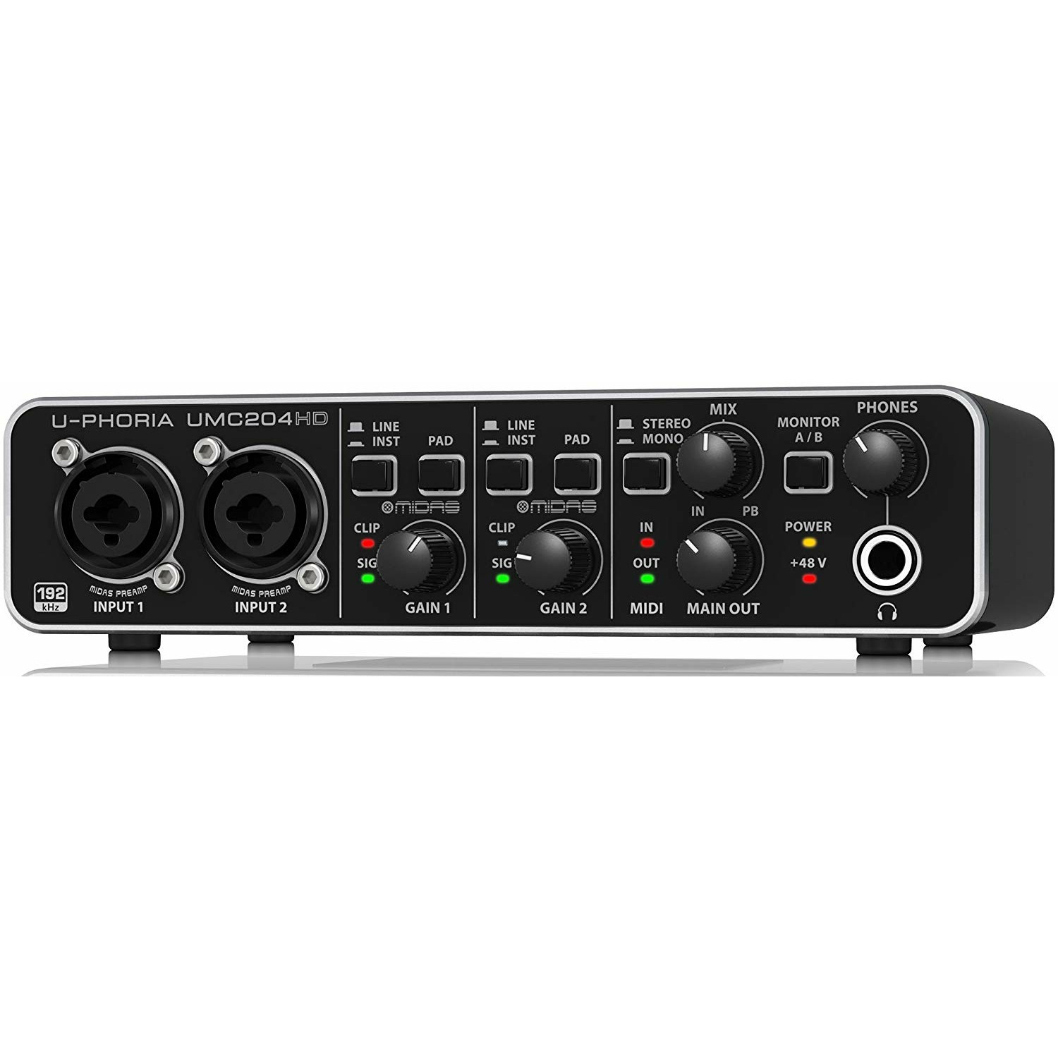 Внешняя звуковая карта behringer u phoria umc204hd