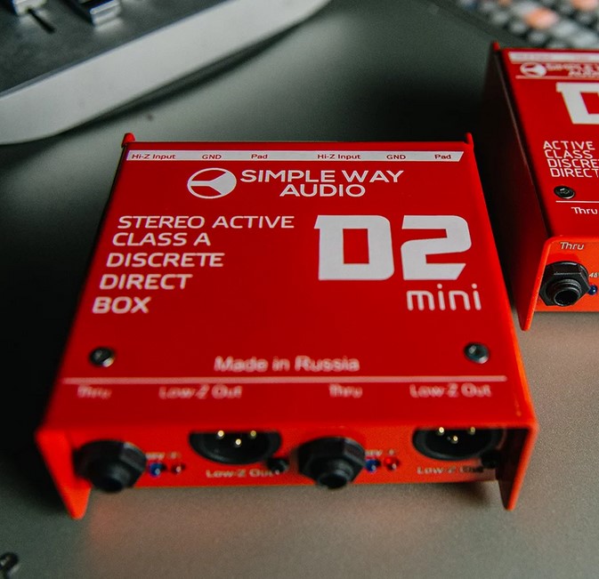 Картинка Директ-бокс Simpleway Audio D2mini-steel - лучшая цена, доставка по России. Фото N3