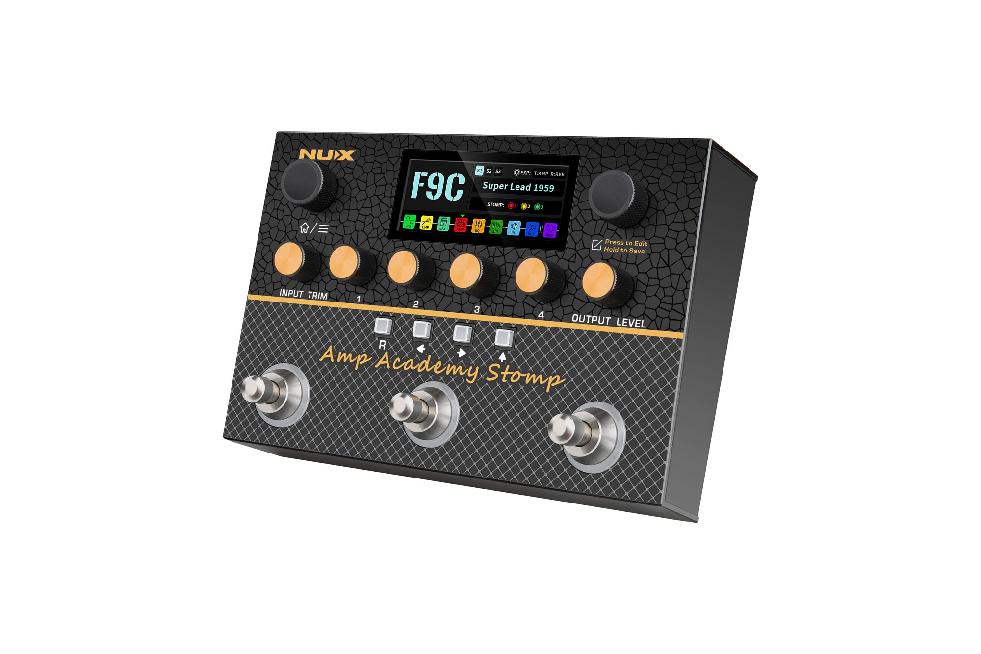 Картинка Педаль эффектов Nux NMA-3AAP Amp Academy Stomp - лучшая цена, доставка по России. Фото N6