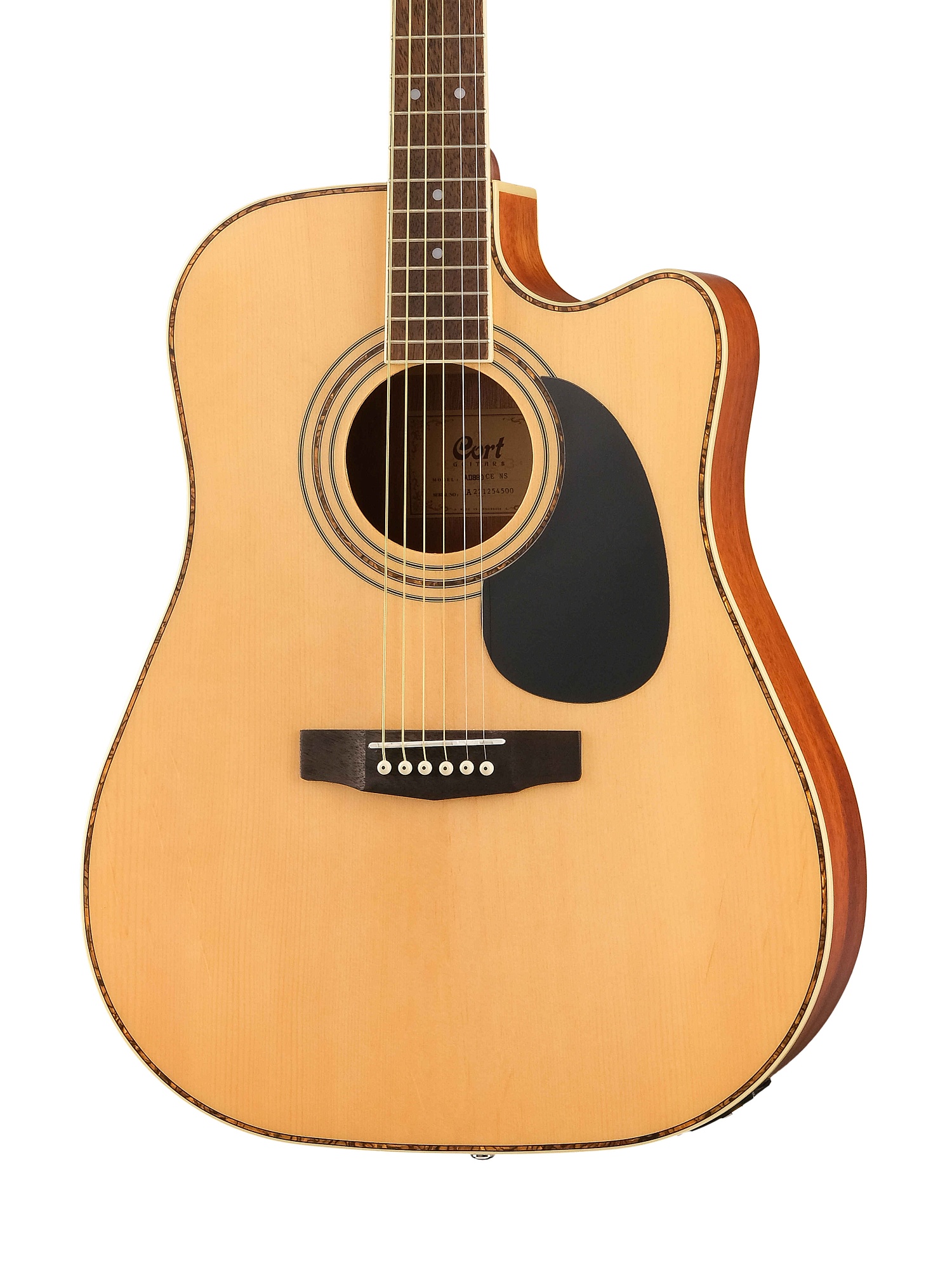 Картинка Электро-акустическая гитара Cort AD880CE-NS - лучшая цена, доставка по России. Фото N2