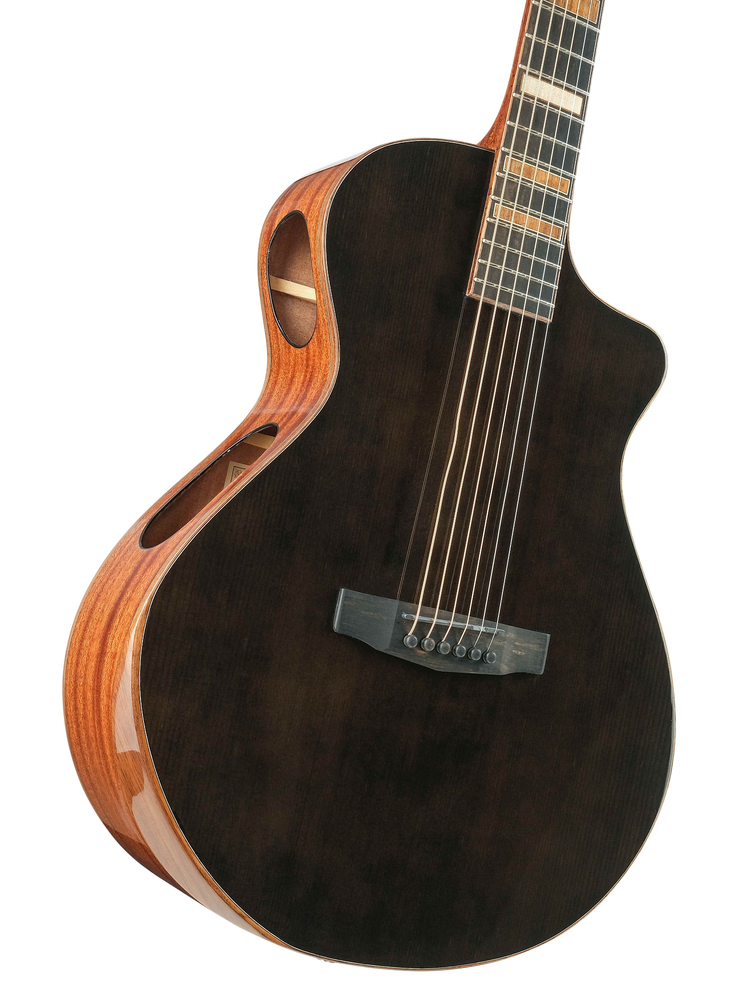 Картинка Электроакустическая гитара Cort Modern-Black-WCASE-TBK Masterpiece Series - лучшая цена, доставка по России. Фото N5