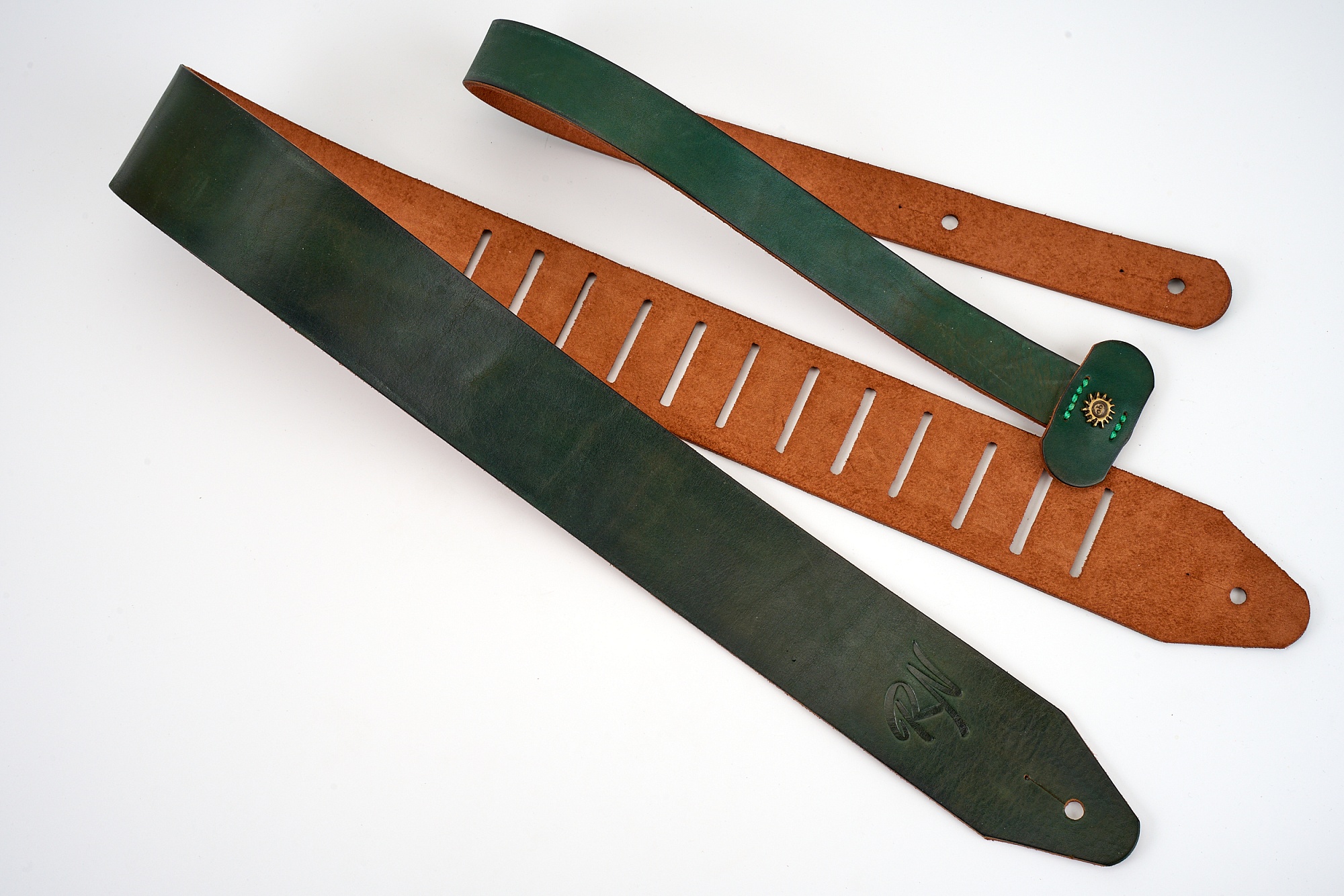 Картинка Ремень для гитары Root Note GS6002-GN - лучшая цена, доставка по России. Фото N4