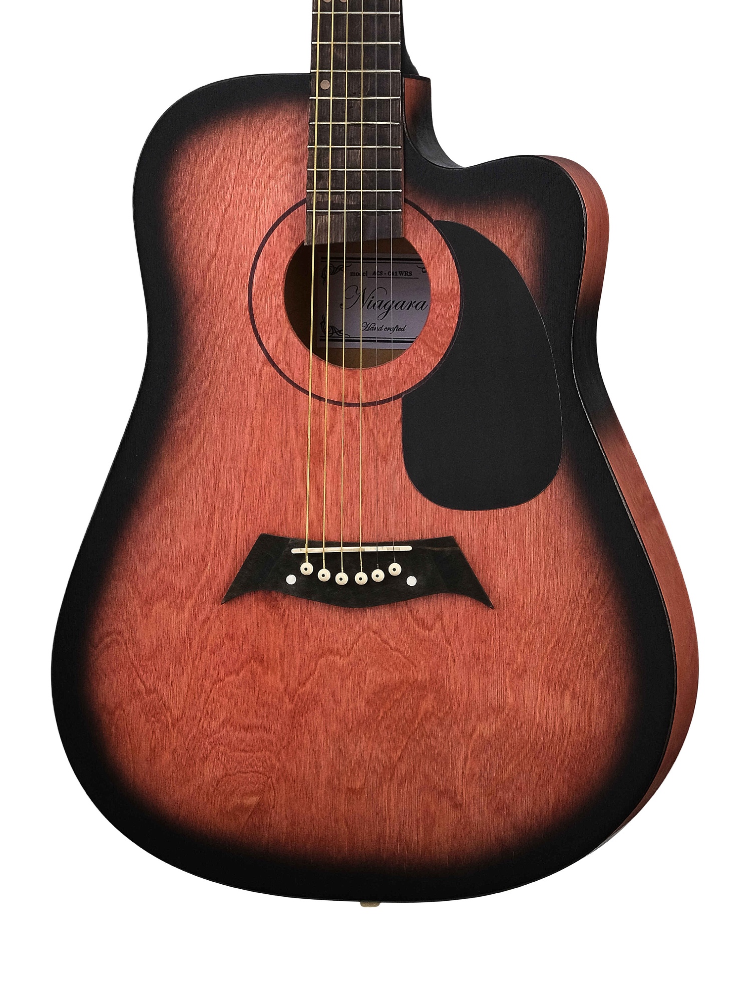 Картинка Акустическая гитара Niagara ACS-C41WRS - лучшая цена, доставка по России. Фото N3