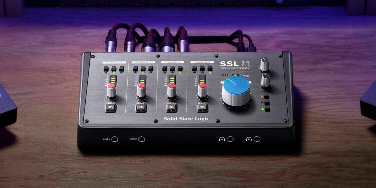 Solid State Logic представила SSL 12 — флагманский интерфейс линейки с режимом 4K и ADAT-расширением