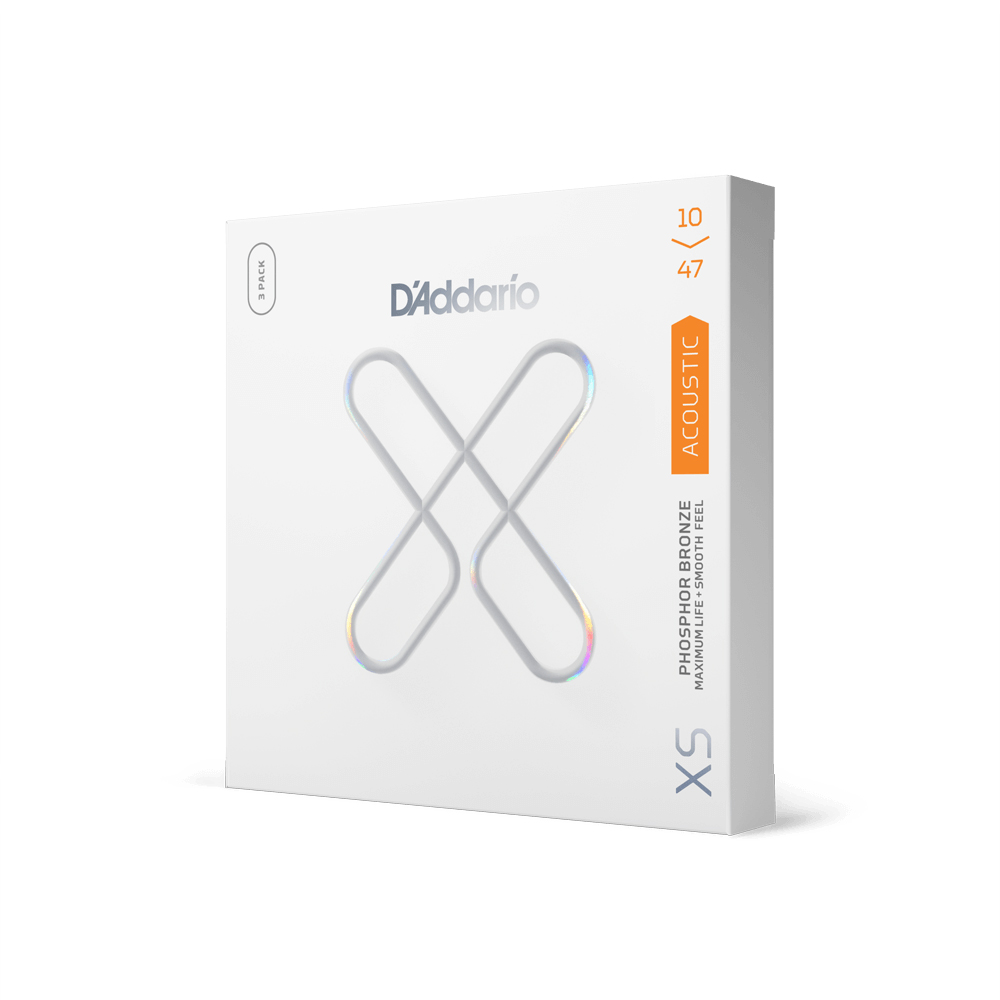 Картинка Струны для акустической гитары D'Addario XSAPB1047-3P - лучшая цена, доставка по России. Фото N2