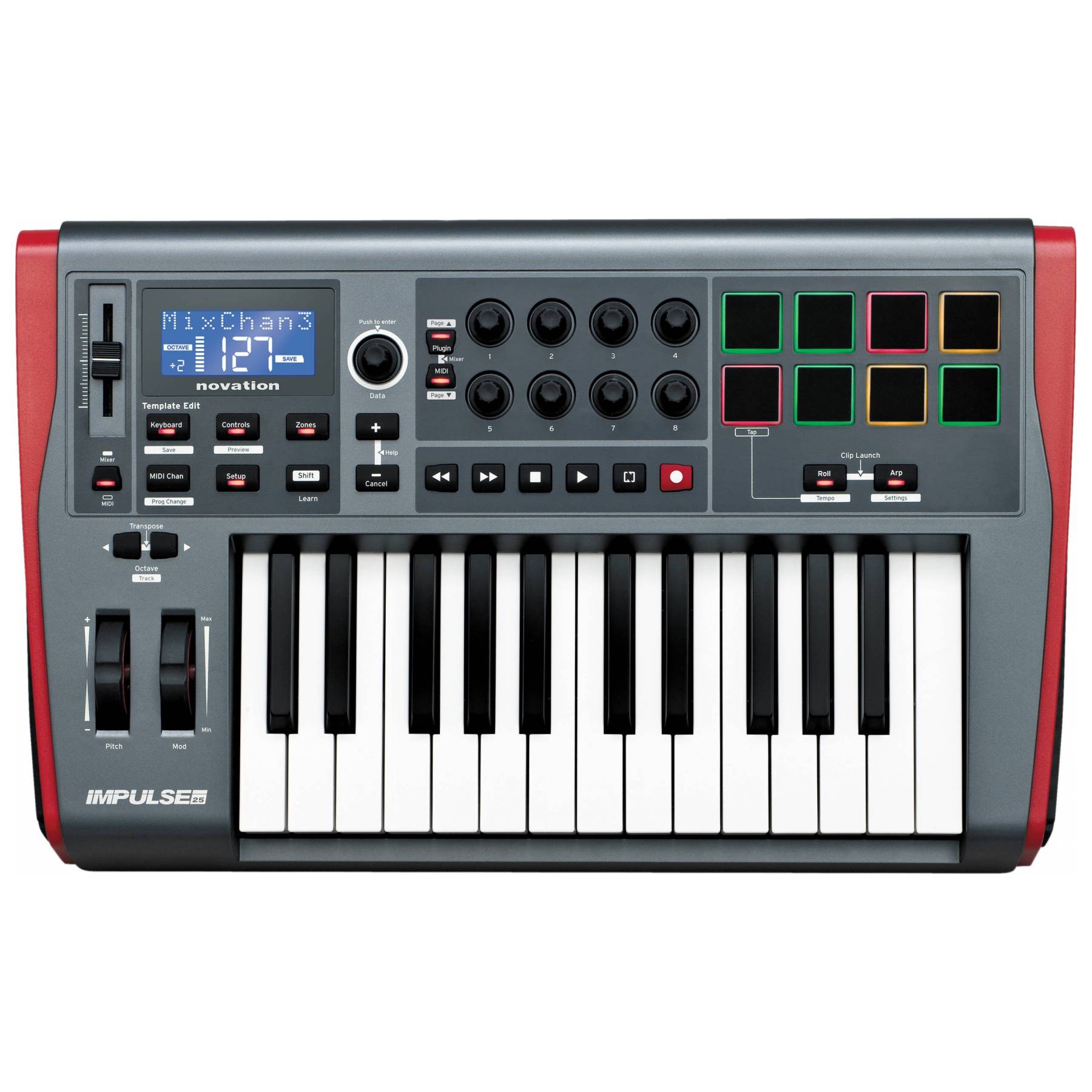 Миди клавиатура. Midi-клавиатура Novation Impulse 25. Midi-клавиатура Novation Impulse 61. Novation Launchkey Mini mk3. Midi-клавиатура Novation Remote 25 SL.