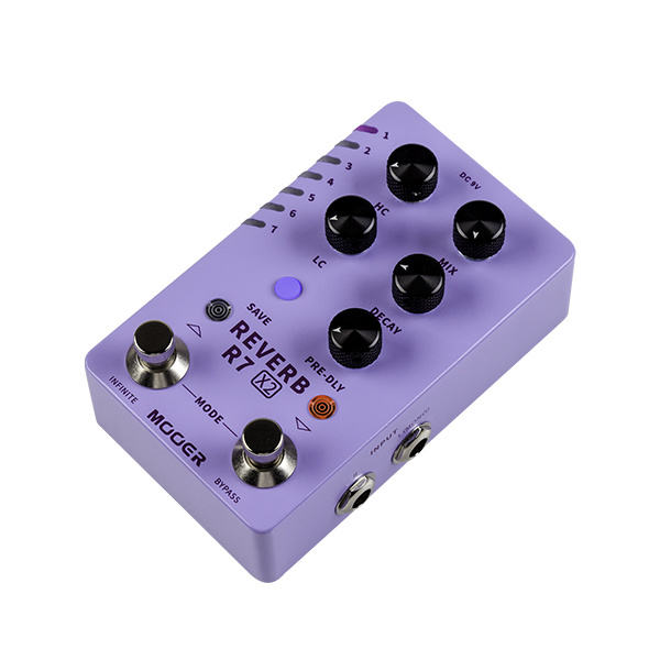Картинка Педаль эффектов Mooer M723 R7 X2 Reverb - лучшая цена, доставка по России. Фото N3