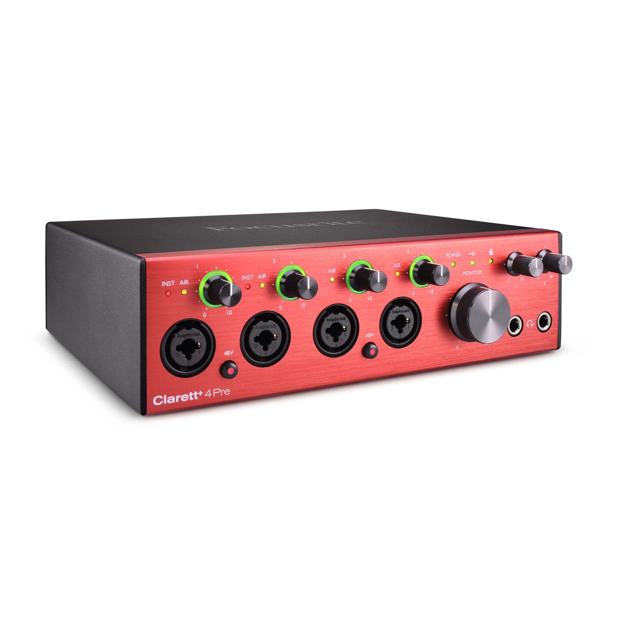 Картинка USB-аудиоинтерфейс Focusrite Clarett+4Pre - лучшая цена, доставка по России. Фото N3