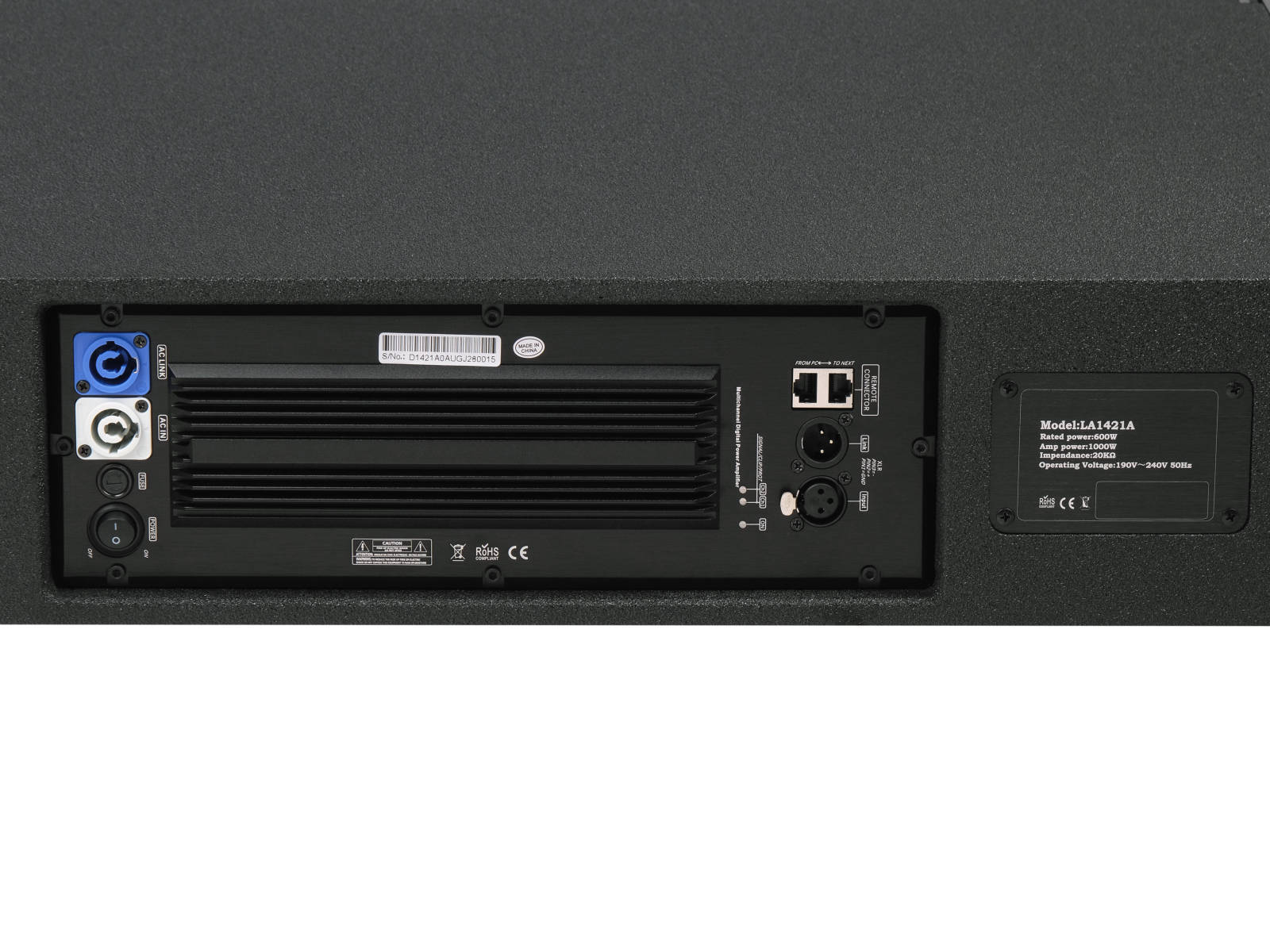 Картинка Активная акустическая система DSPPA LA1421A - лучшая цена, доставка по России. Фото N4