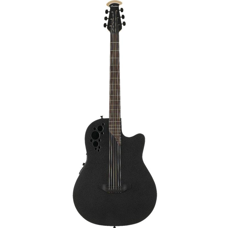 Картинка Электроакустическая гитара Ovation DS778TX-5 Elite T Mid Cutaway D-Scale Black Textured - лучшая цена, доставка по России