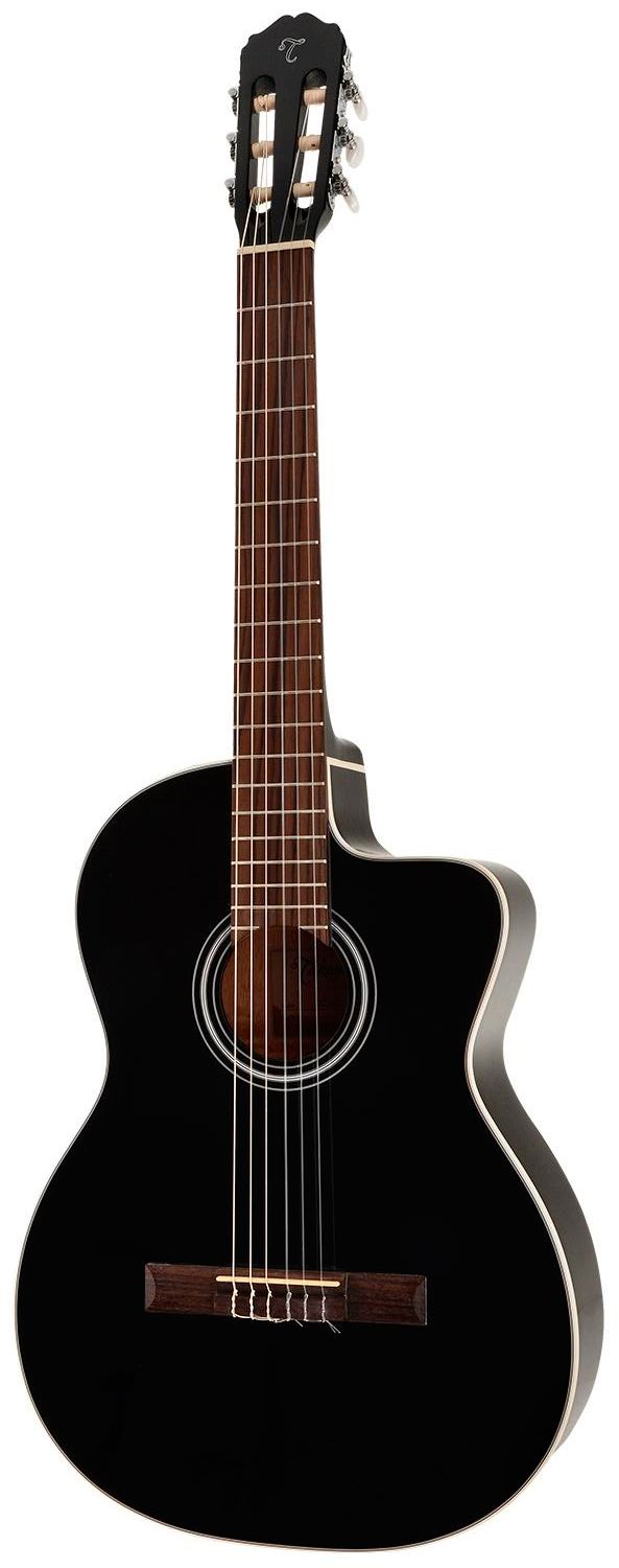 Картинка Классическая электроакустическая гитара Takamine GC2CE BLK - лучшая цена, доставка по России