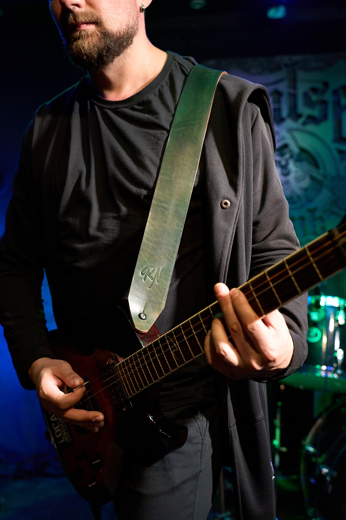 Картинка Ремень для гитары Root Note GS6002-GN - лучшая цена, доставка по России. Фото N8