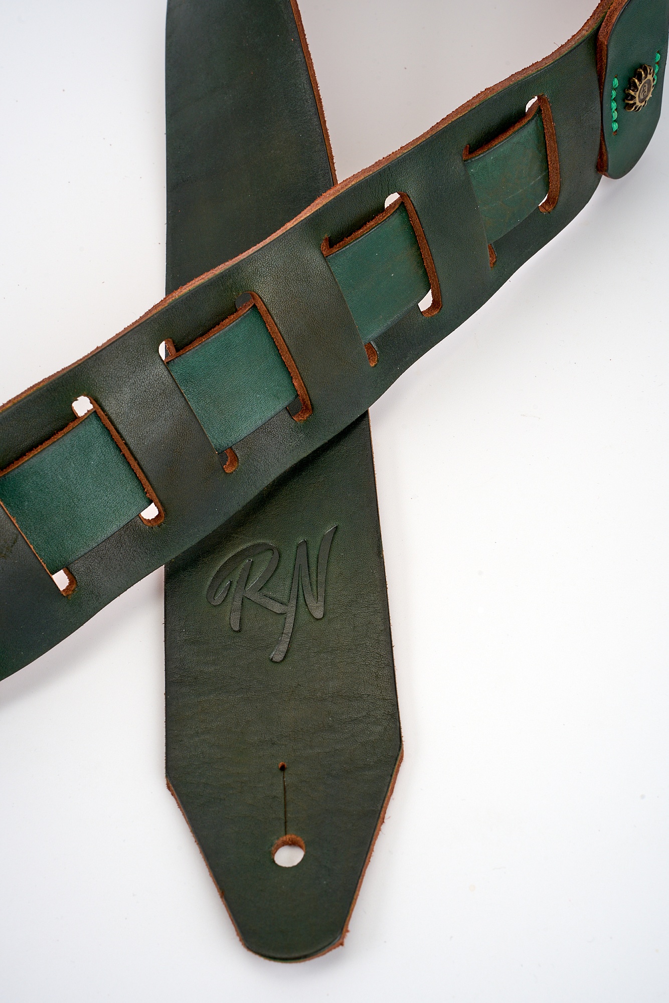 Картинка Ремень для гитары Root Note GS6002-GN - лучшая цена, доставка по России. Фото N3