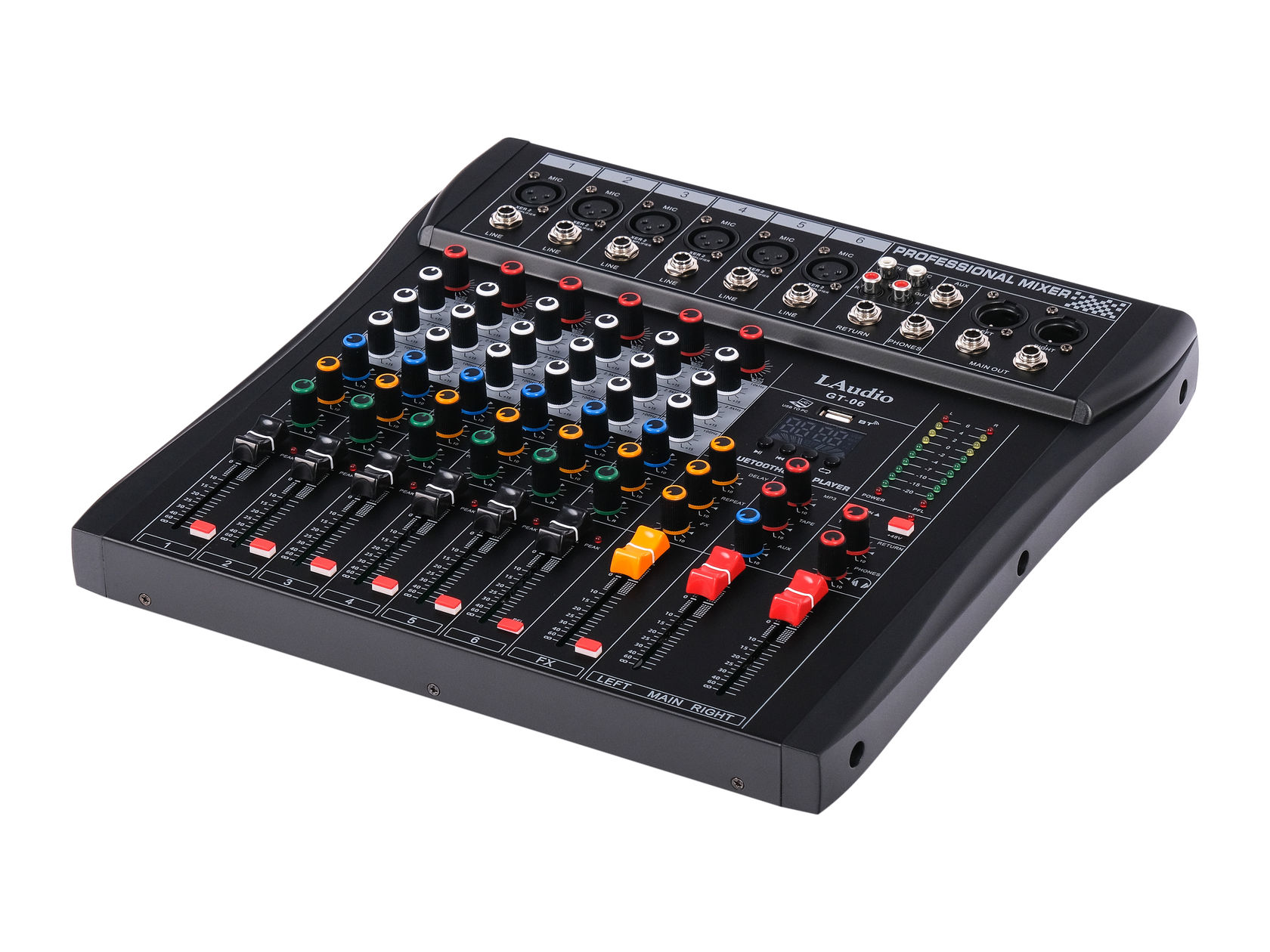 Картинка Микшерный пульт LАudio GT-06 - лучшая цена, доставка по России. Фото N3
