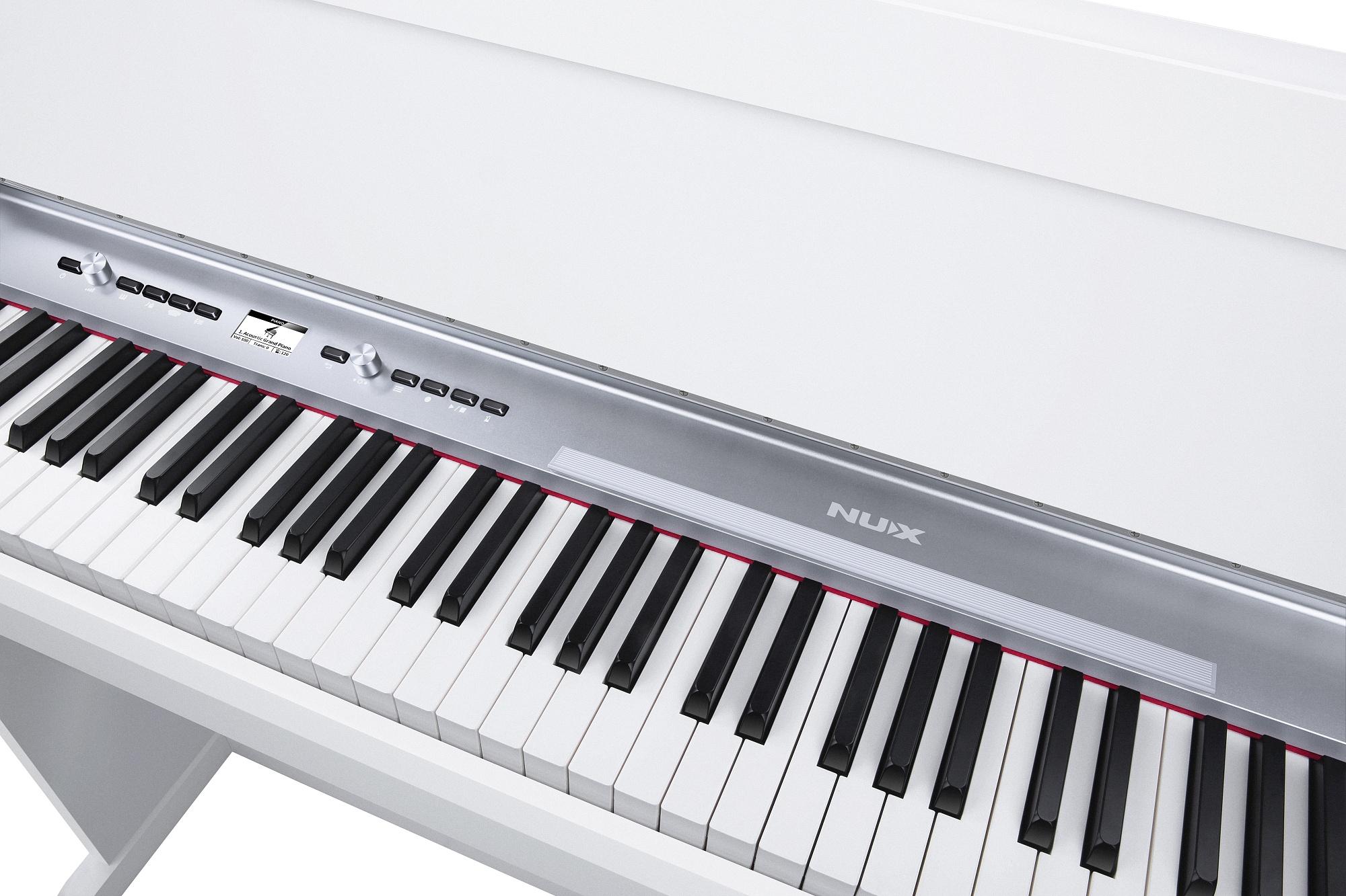 Картинка Цифровое пианино на стойке с педалями Nux NCK-330-WH - лучшая цена, доставка по России. Фото N10