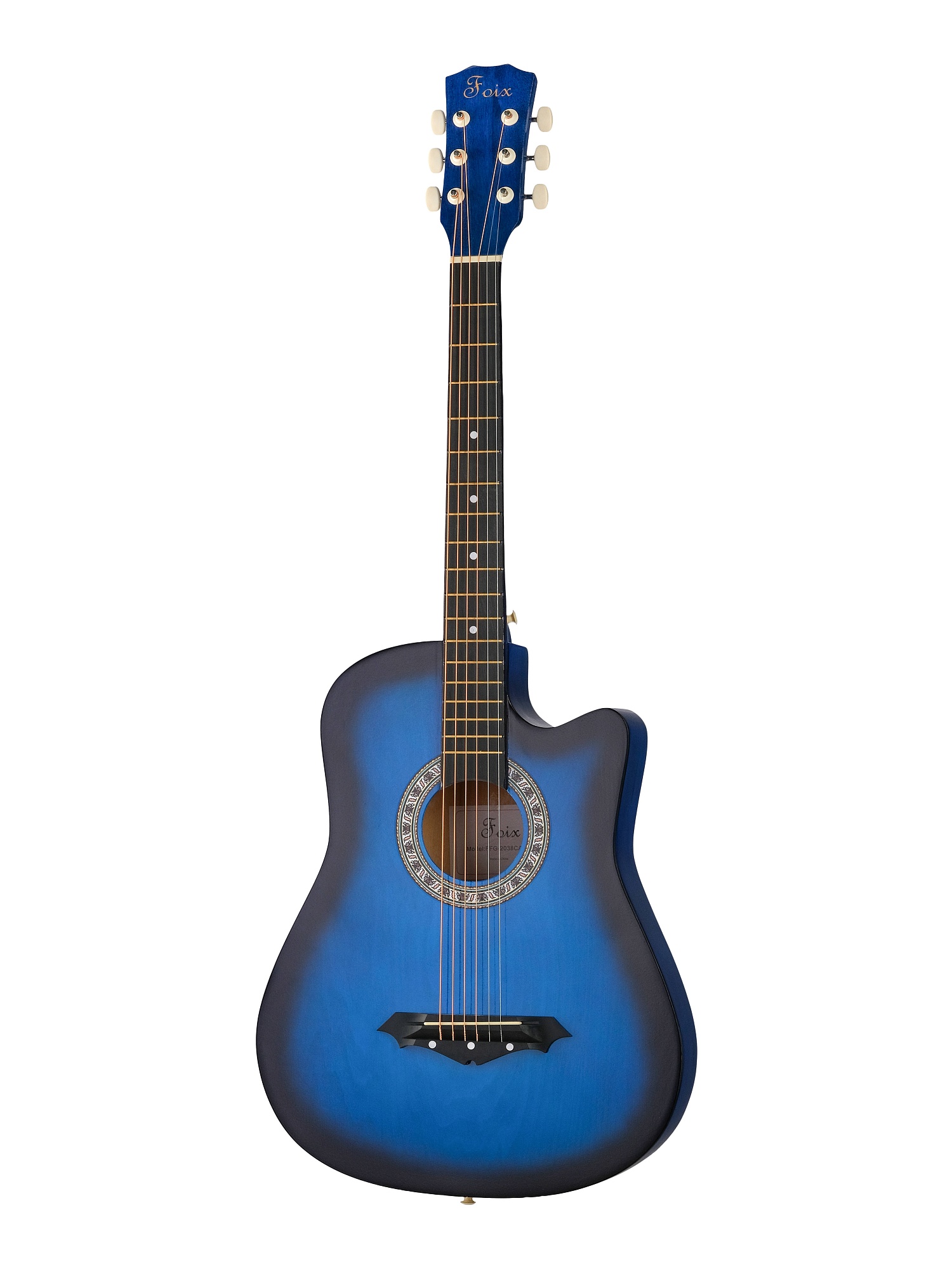 Картинка Акустическая гитара Foix FFG-2038CAP-BL - лучшая цена, доставка по России. Фото N2