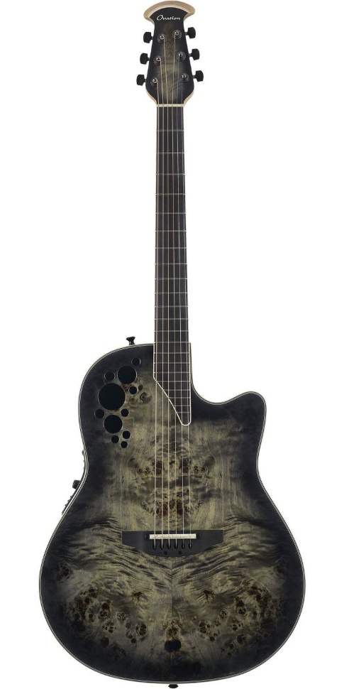Картинка Электроакустическая гитара Ovation C2078AXP2-PB Exotic Elite Deep Bowl Cutaway Poplar Burl - лучшая цена, доставка по России