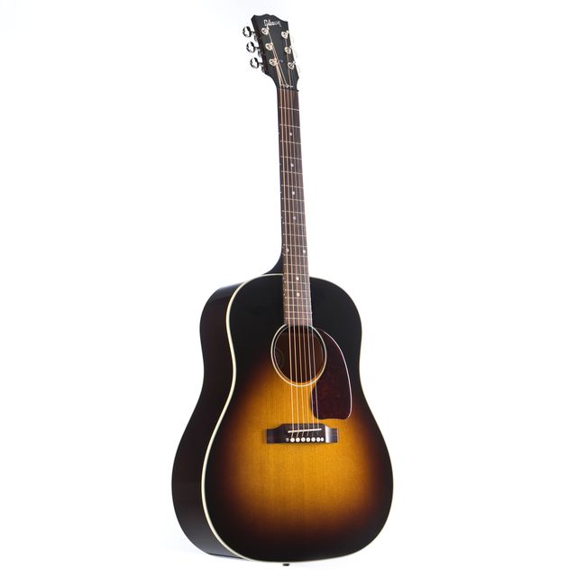 Картинка Электроакустическая гитара Gibson J-45 Standard Vintage Sunburst - лучшая цена, доставка по России