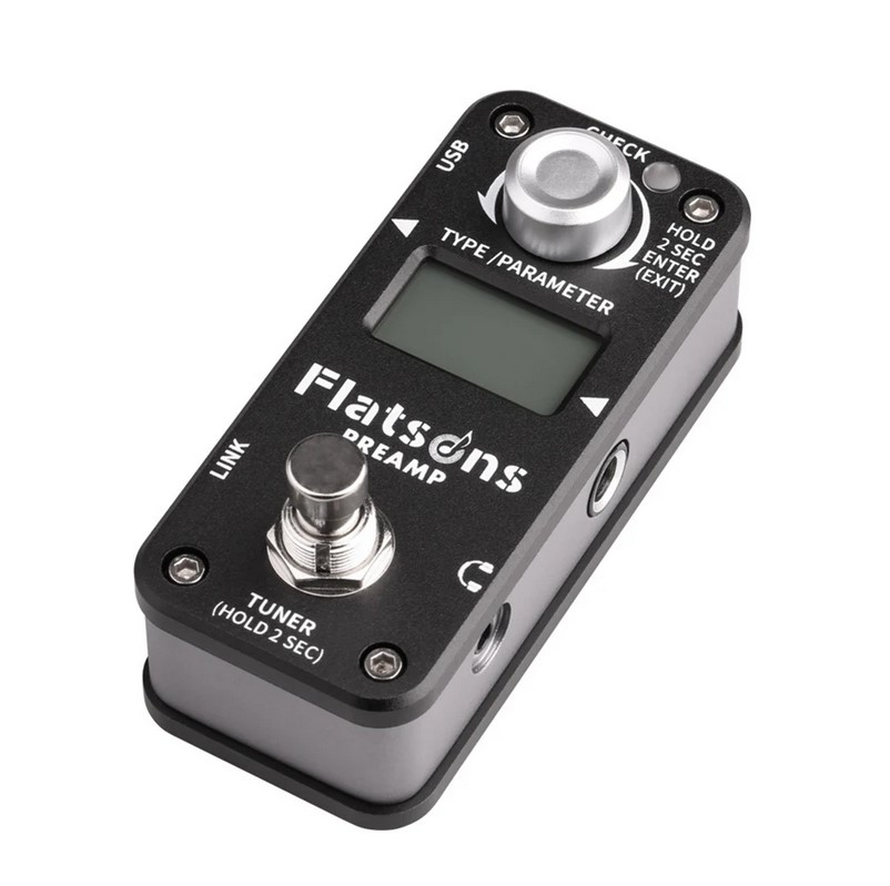 Картинка Педаль эффектов Flatsons FPR1 Preamp black - лучшая цена, доставка по России. Фото N2