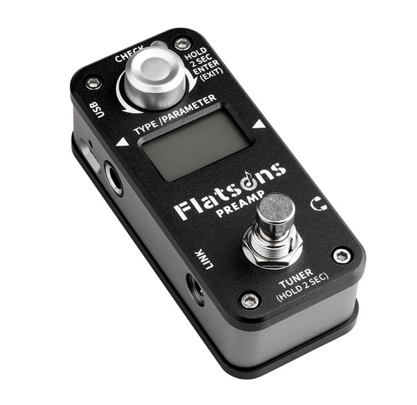 Картинка Педаль эффектов Flatsons FPR1 Preamp black - лучшая цена, доставка по России. Фото N3