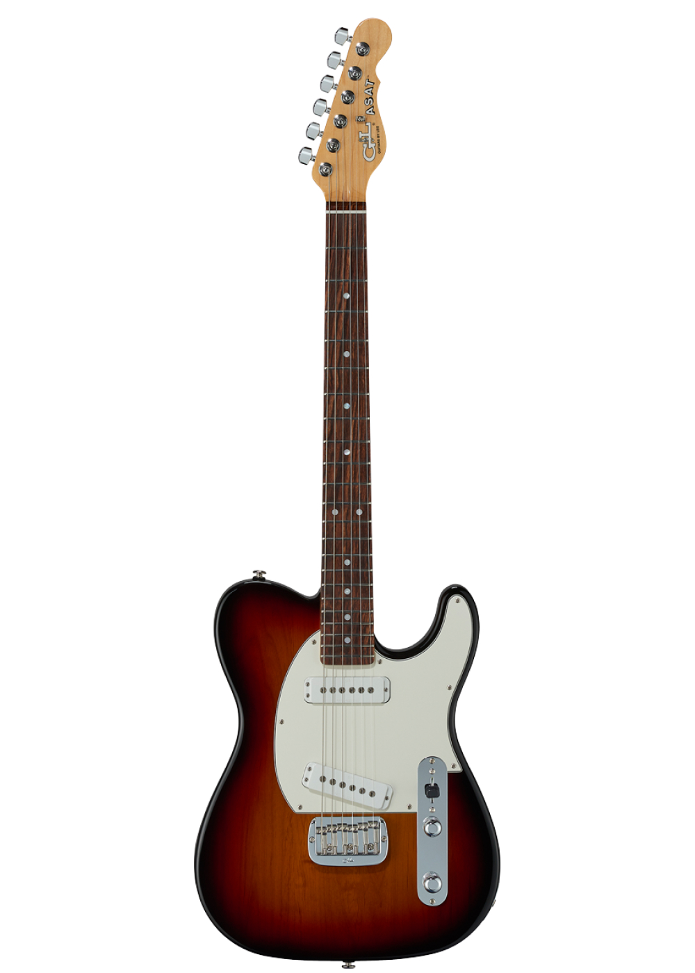 Картинка Электрогитара G&L FD ASAT Special 3-Tone Sunburst CR, с чехлом - лучшая цена, доставка по России