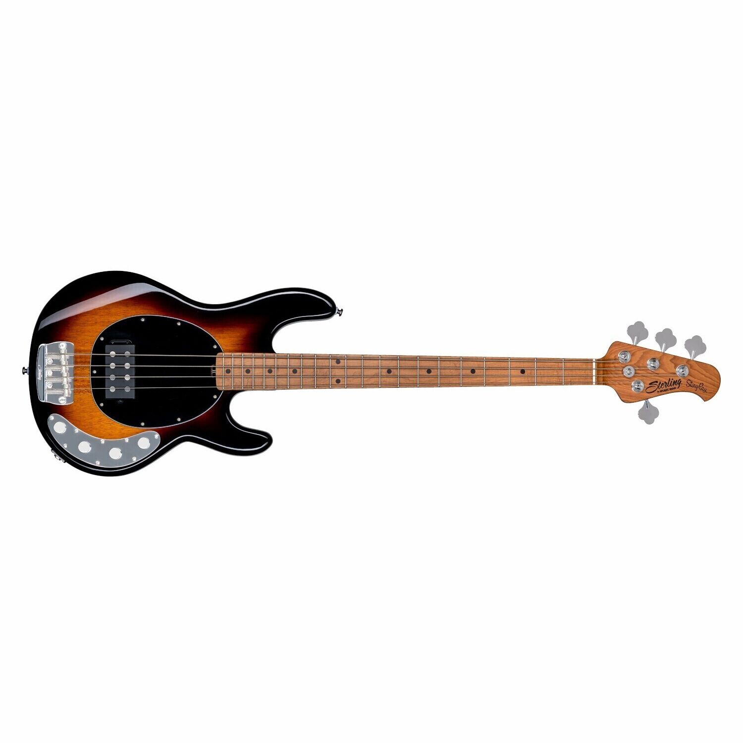 Картинка Бас-гитара Sterling by Music Man StingRay RAY34 Vintage Sunburst - лучшая цена, доставка по России. Фото N2