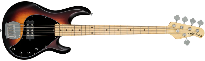 Картинка Бас-гитара Sterling by Music Man Stingray RAY5 Vintage Sunburst - лучшая цена, доставка по России