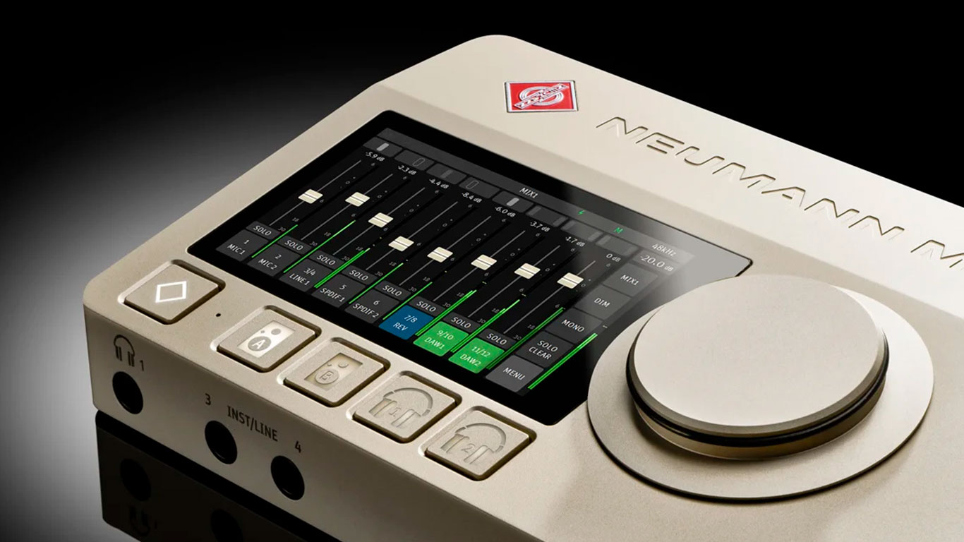 Neumann представили первый аудиоинтерфейс MT-48 — с DSP-чипом, сенсорным дисплеем и достаточным запасом усиления