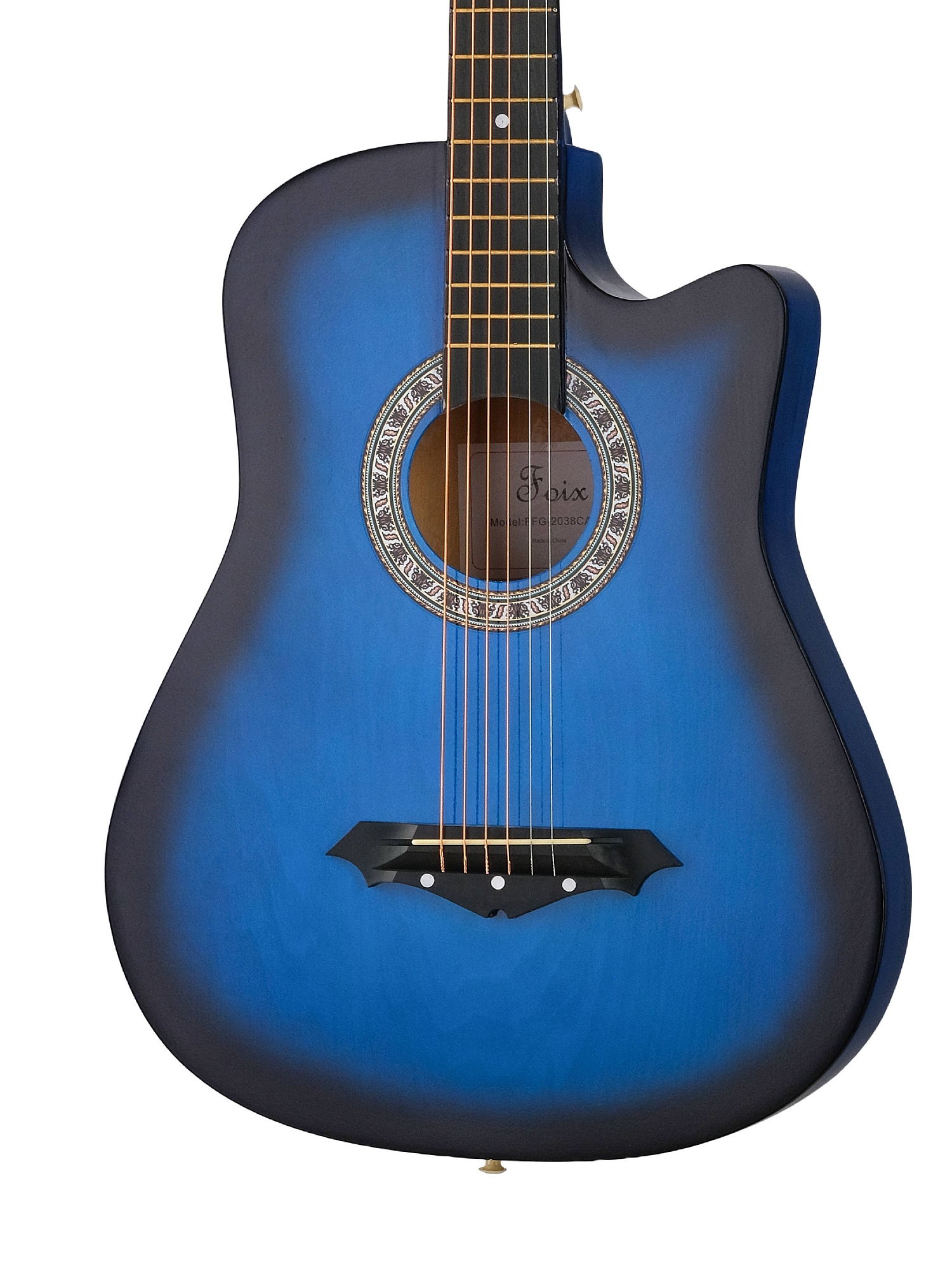 Картинка Акустическая гитара Foix FFG-2038CAP-BL - лучшая цена, доставка по России. Фото N3